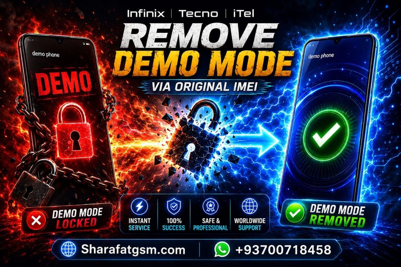 Infinix | Tecno | iTel Remove Demo Mode via Original IMEI Check Description