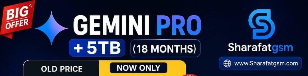 GEMINI PRO + 5TB (18 Months By personal email✅