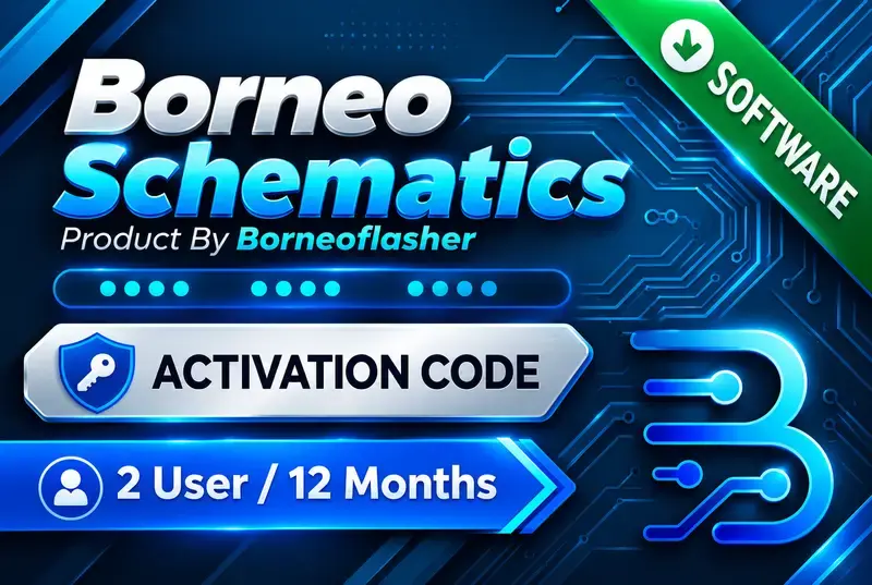 Borneo Schematics Hardware Tool Activation Code Instant [ 1 Year ] - [ 2 Users ] 